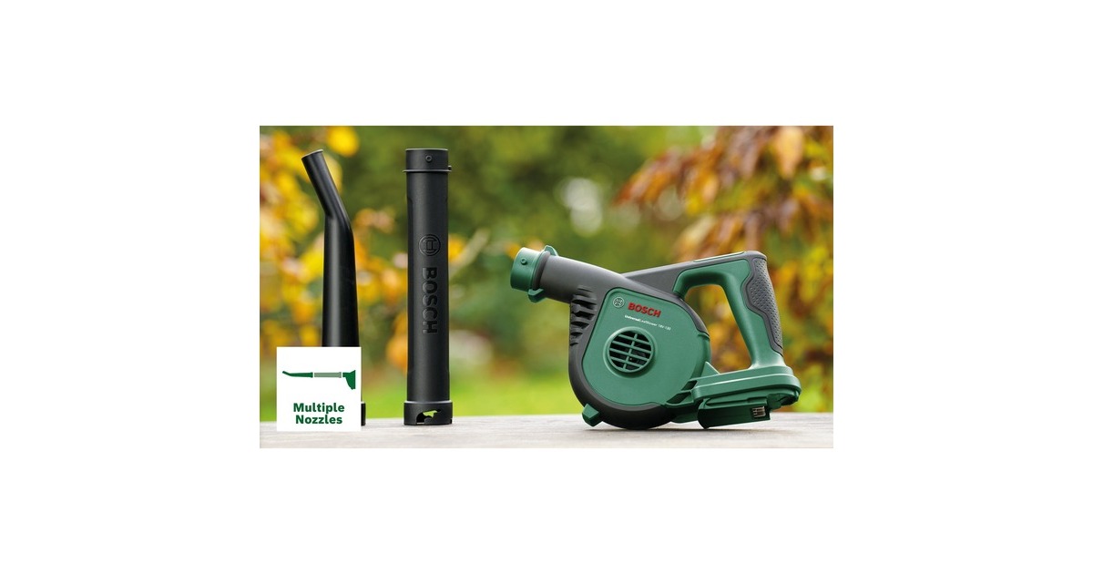 BoschAkku-Laubbläser Universal LeafBlower 18V-130 Solo, 18Volt, Laubgebläse(grün/schwarz, ohne Akku und Ladegerät, POWER FOR ALL ALLIANCE)