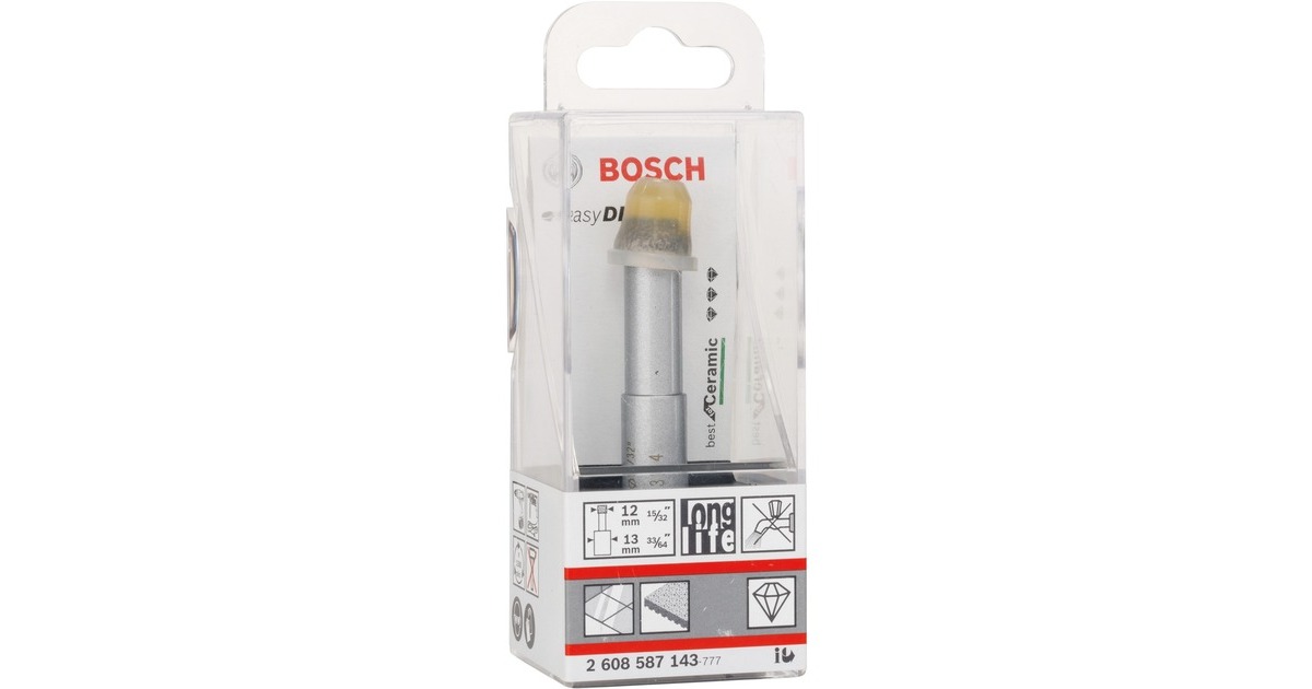 BoschDiamantbohrer Easy Dry Best for Ceramic, Ø 12mm