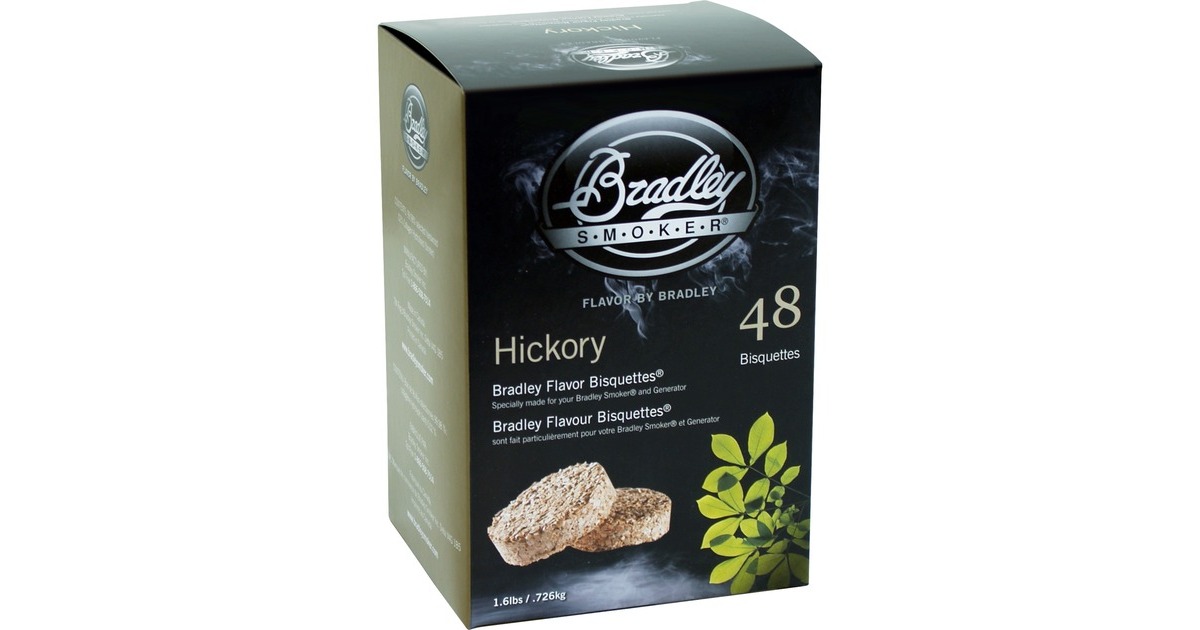 Bradley Hickory Bisquetten, 48 Stück, Räucherholz(für Bradley Smoker)