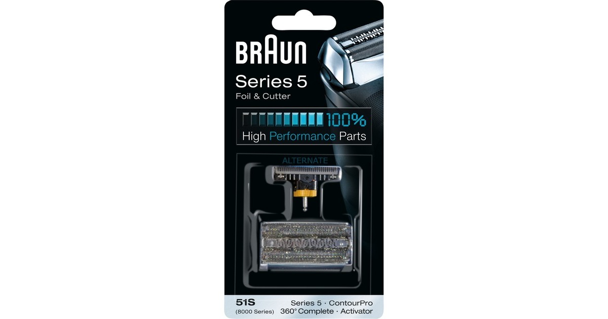 Braun Ersatzscherkopf 8000 Kombipack 51s