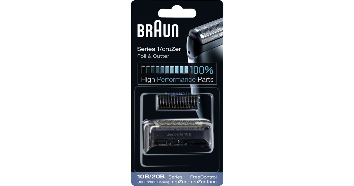 Braun Ersatzscherkopf Kombipack 10B(schwarz)