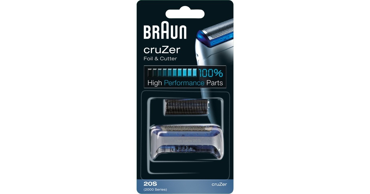 Braun Ersatzscherkopf Kombipack 20S(silber)