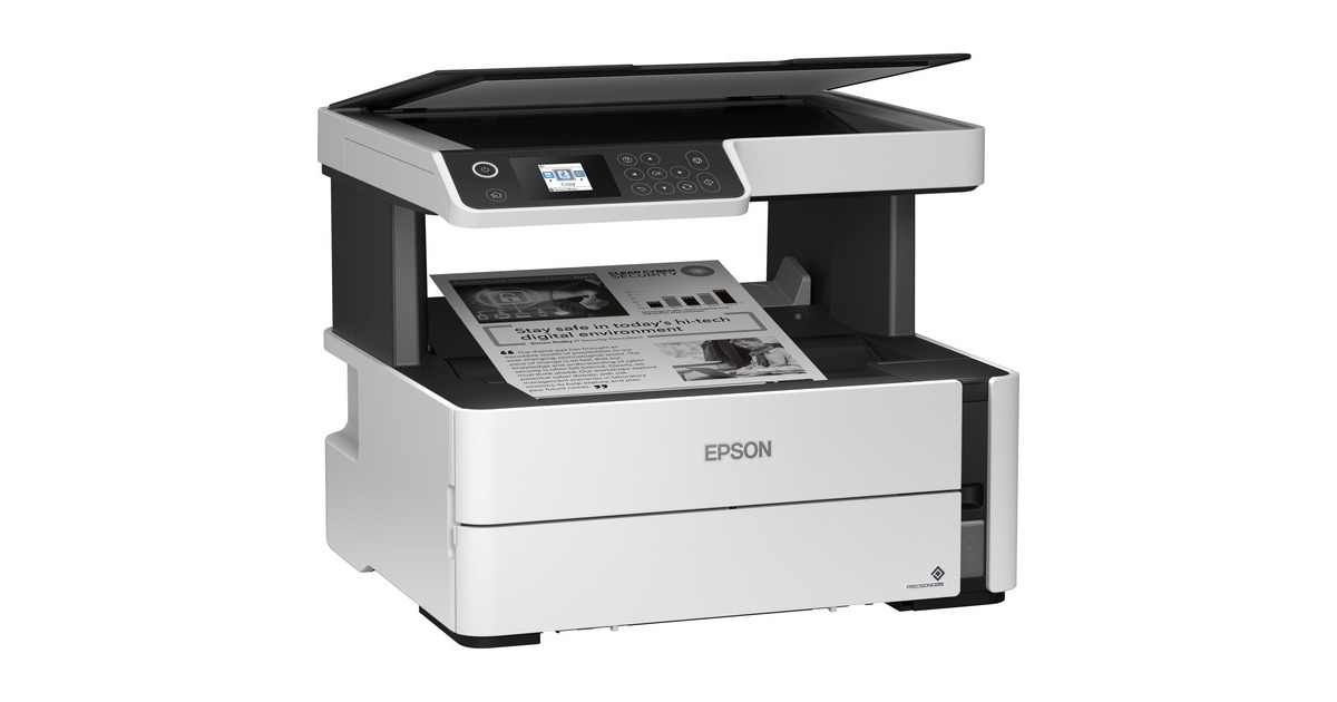 Epson EcoTank ET-M2170, Multifunktionsdrucker(grau/anthrazit, Scan, Kopie, USB, LAN, WLAN)