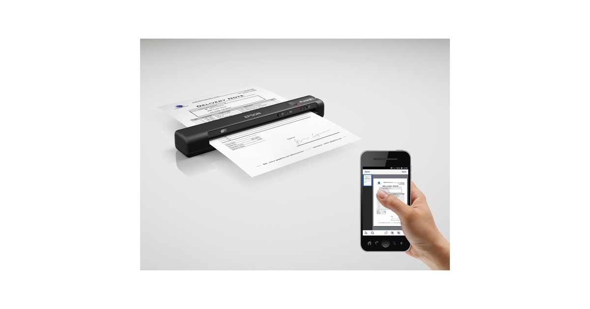 Epson Epson Workforce ES-60W, Scanner(schwarz, WLAN, USB)