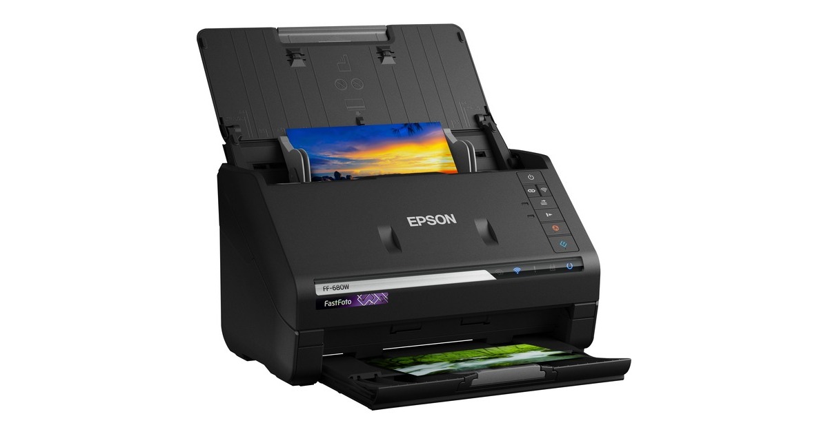 Epson FastFoto FF-680W, Einzugsscanner(schwarz)