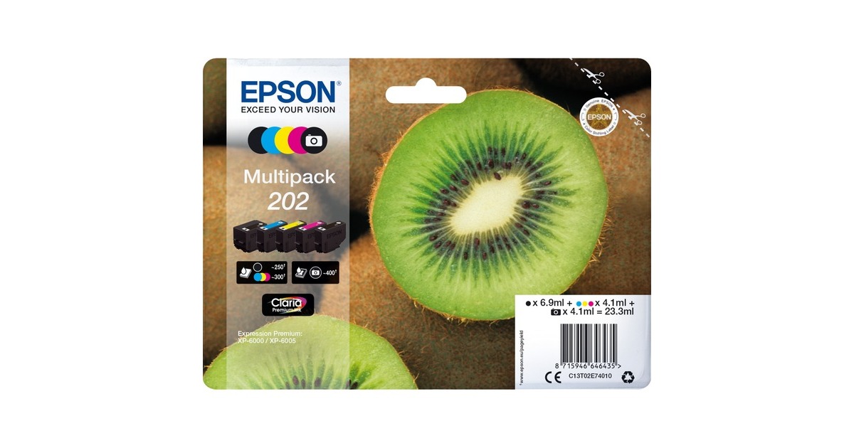 Epson Multipack 202 (C13T02E74010), Tinte