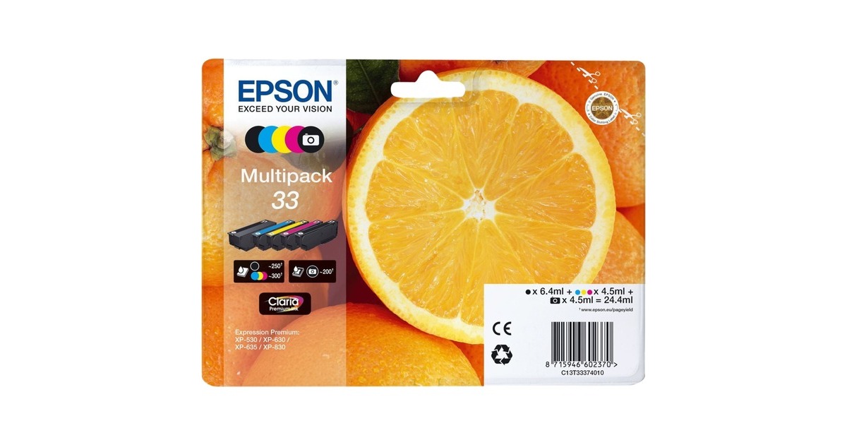 Epson Multipack 33 (C13T33374011), Tinte