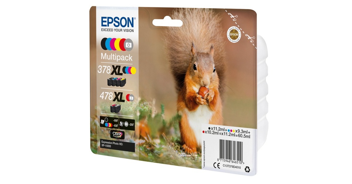 Epson Multipack 378XL/478XL (C13T379D4010), Tinte