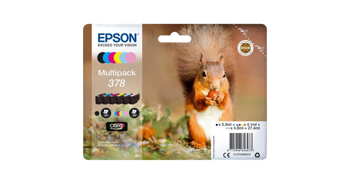 Epson Multipack 378 (C13T37884010), Tinte