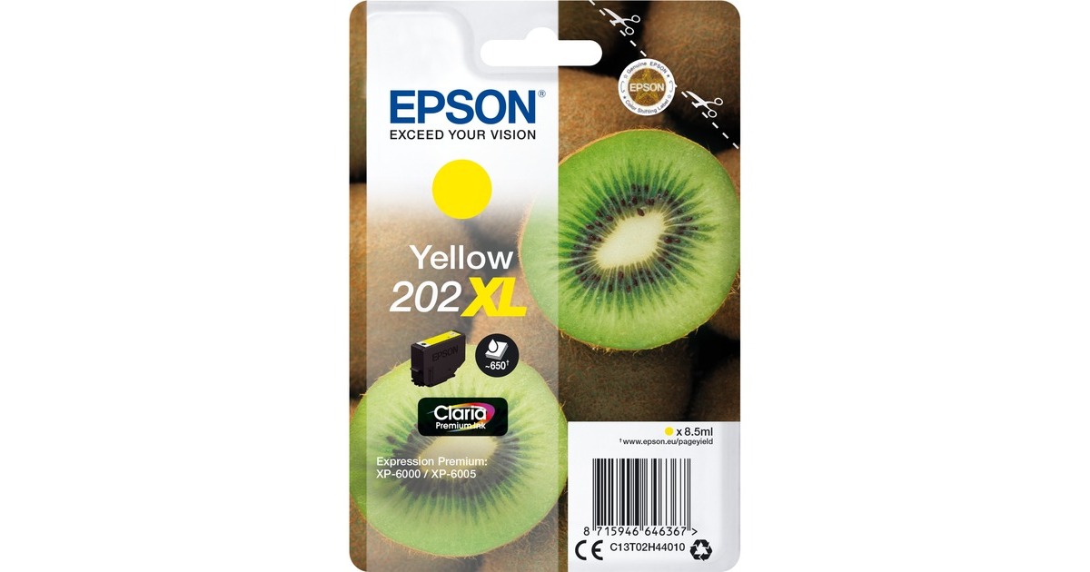 Epson Tinte 202XL gelb (C13T02H44010)(Claria Premium)