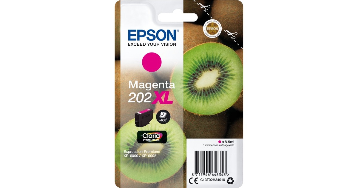 Epson Tinte 202XL magenta C13T02H34010(Claria Premium)
