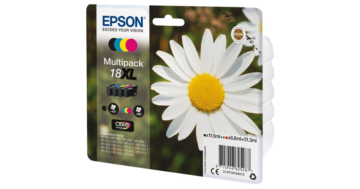 Epson Tinte Multipack 18XL (C13T18164012)(Claria Home)