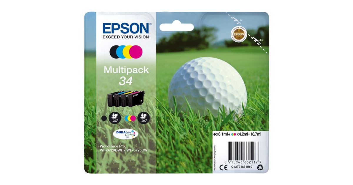 Epson Tinte Multipack 34 (C13T34664010)(DURABrite Ultra)