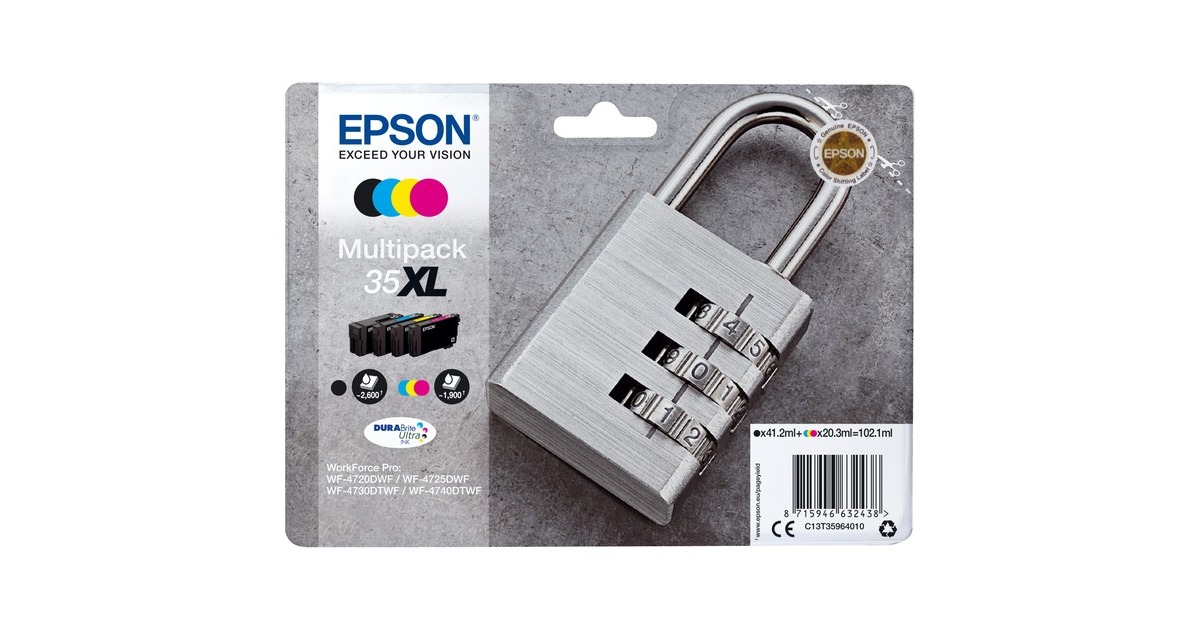 Epson Tinte Multipack 35XL (C13T35964010)(DURABrite Ultra)