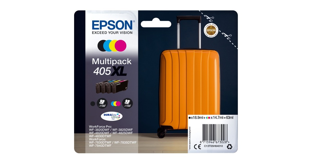 Epson Tinte Multipack 405XL (C13T05H64010)