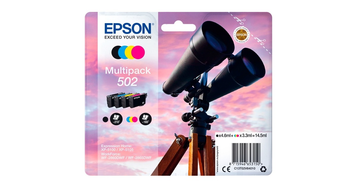 Epson Tinte Multipack 502 (C13T02V64010)