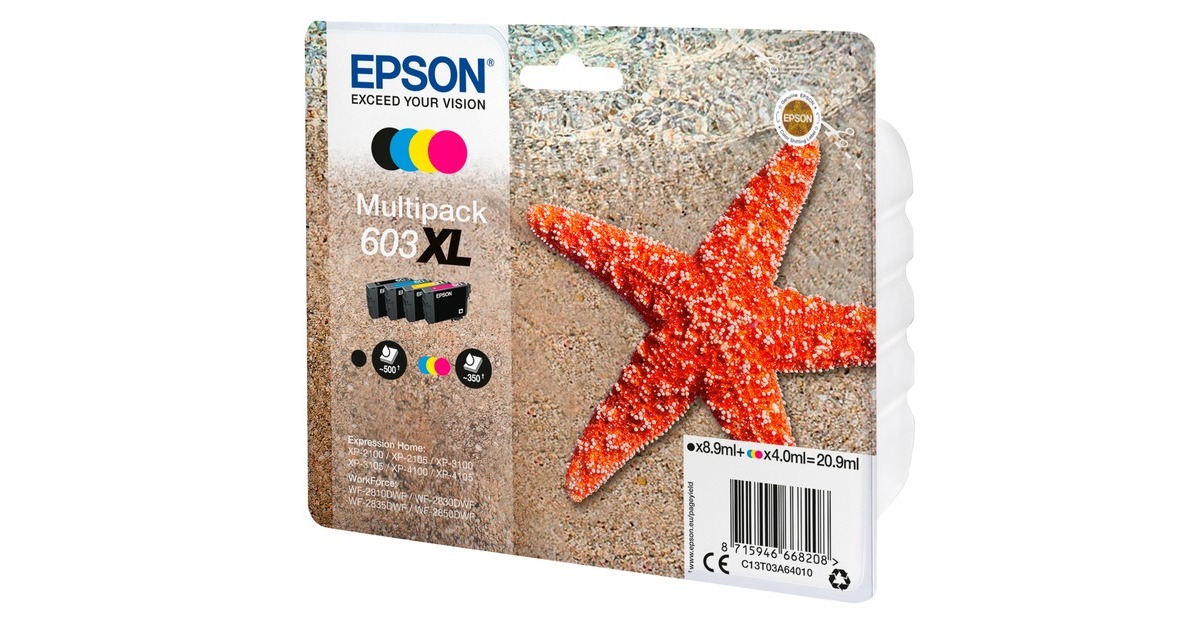 Epson Tinte Multipack 603XL (C13T03A64010)