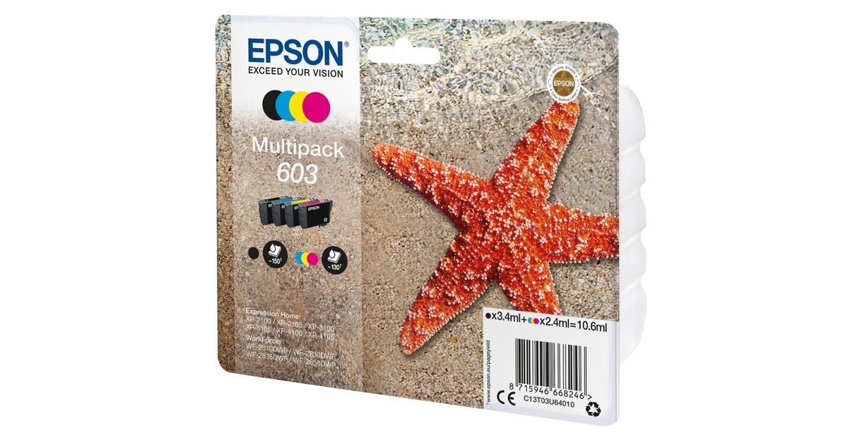 Epson Tinte Multipack 603 (C13T03U64010)