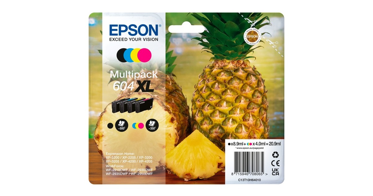 Epson Tinte Multipack 604XL (C13T10H64010)