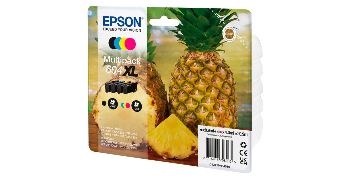 Epson Tinte Multipack 604XL (C13T10H64010)