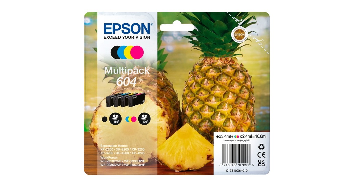 Epson Tinte Multipack 604 (C13T10G64010)