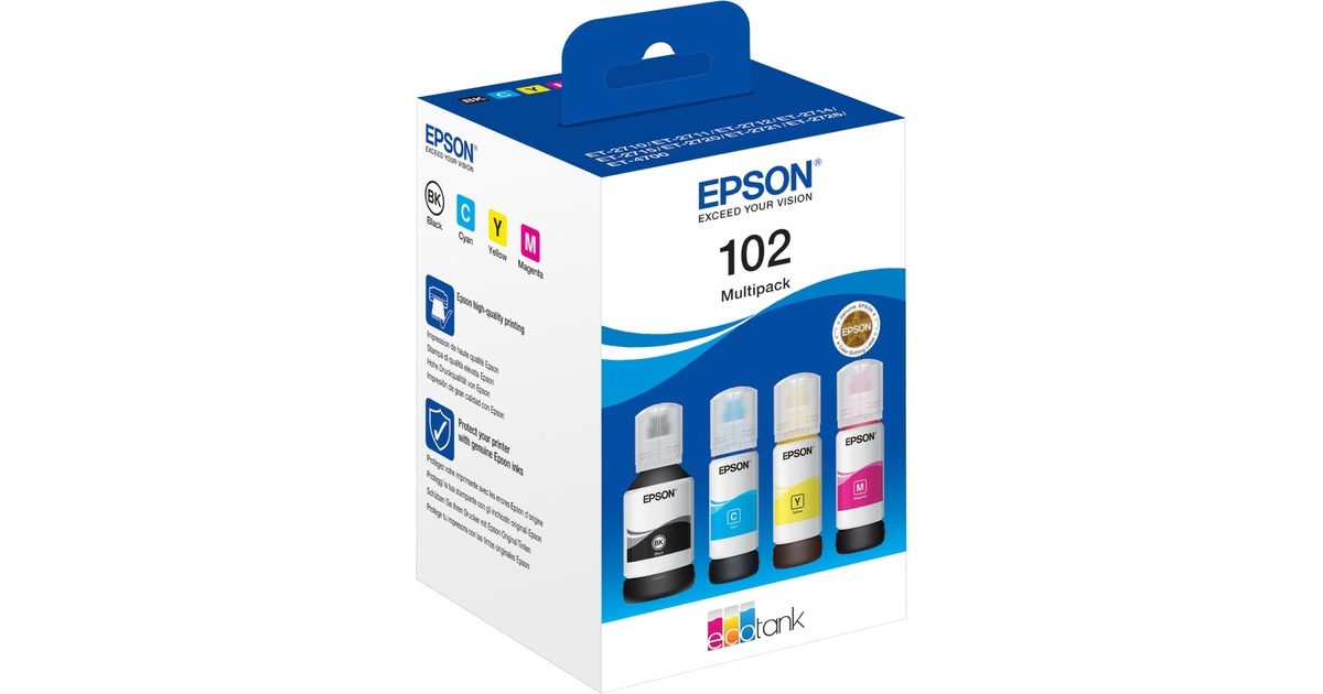Epson Tinte Multipack Ecotank 102 (C13T03R640)