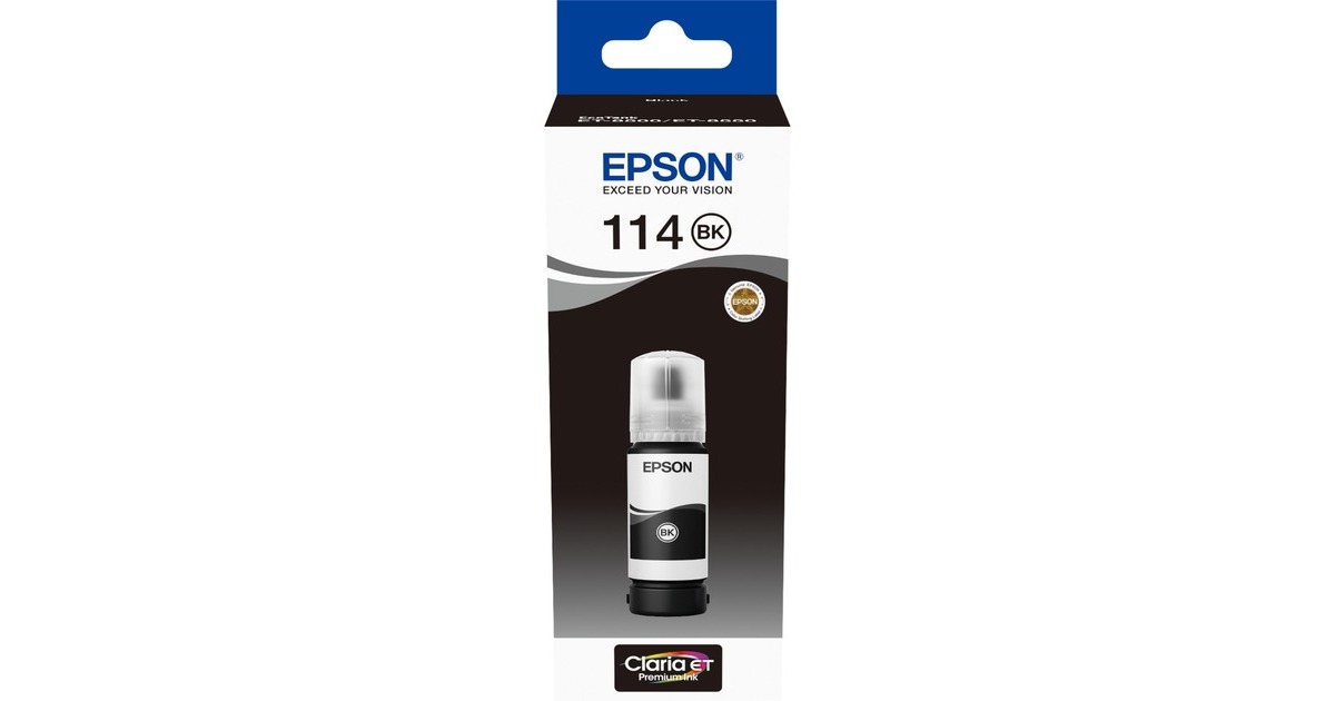 Epson Tinte Pigment-schwarz 114 EcoTank (C13T07A140)