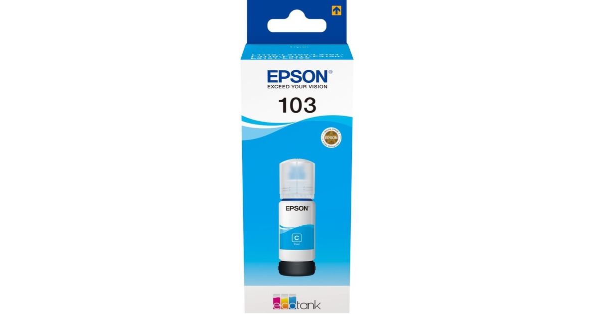 Epson Tinte cyan 103 EcoTank (C13T00S24A10)