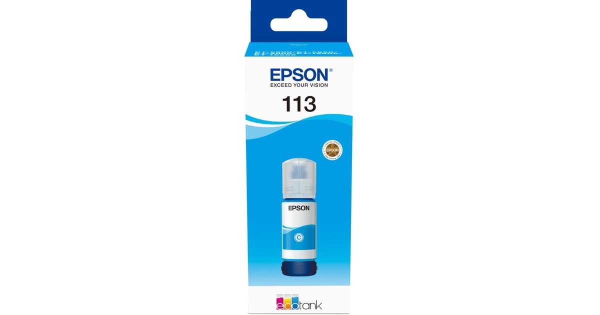 Epson Tinte cyan 113 EcoTank (C13T06B240)