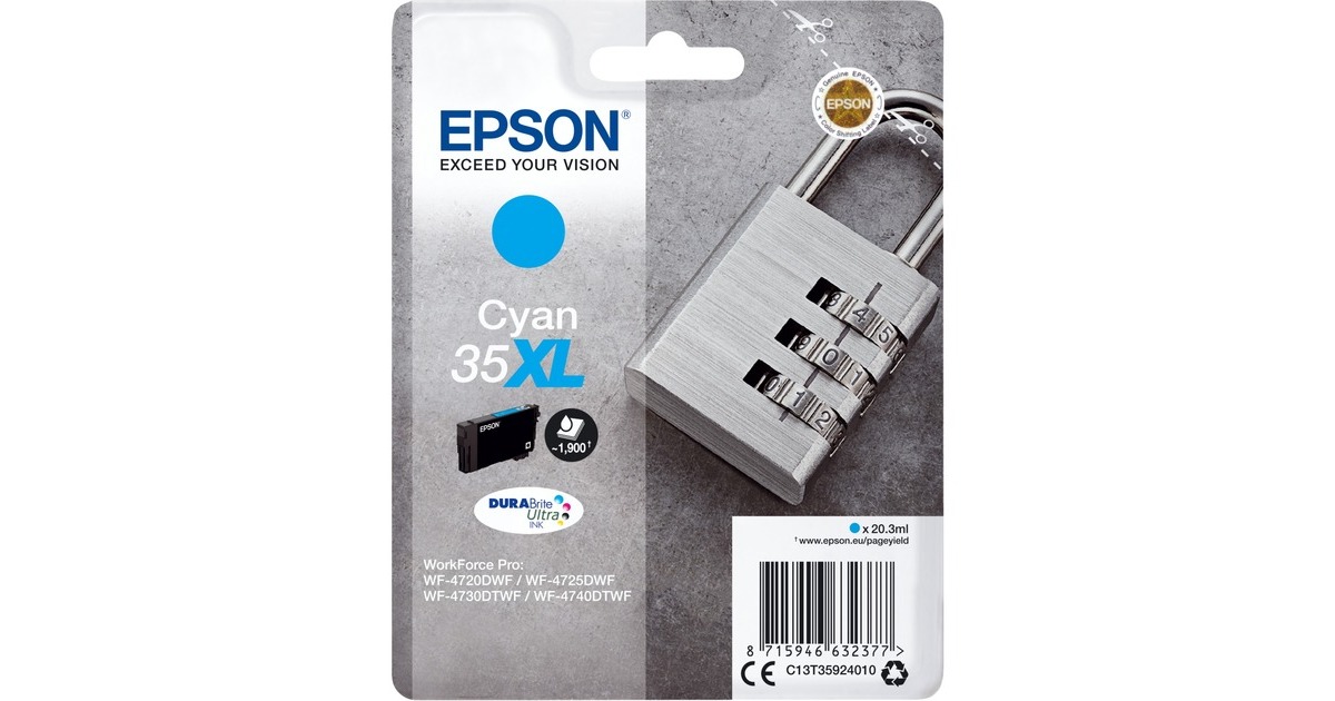 Epson Tinte cyan 35XL (C13T35924010)(DURABrite Ultra)