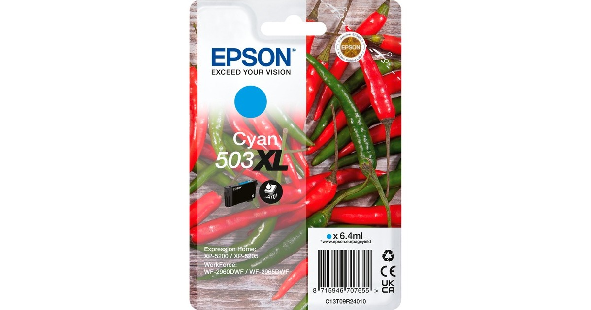 Epson Tinte cyan 503XL (C13T09R24010)