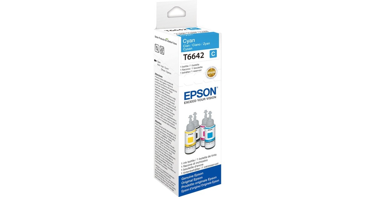 Epson Tinte cyan C13T664240 (T6642)(Nachfüllflasche)