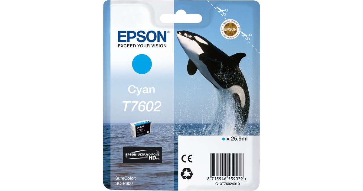Epson Tinte cyan C13T76024010