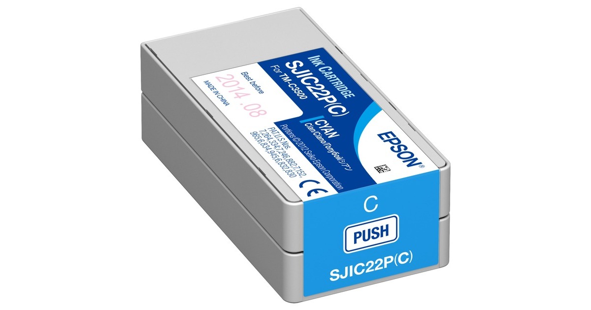 Epson Tinte cyan SJIC22P(C)