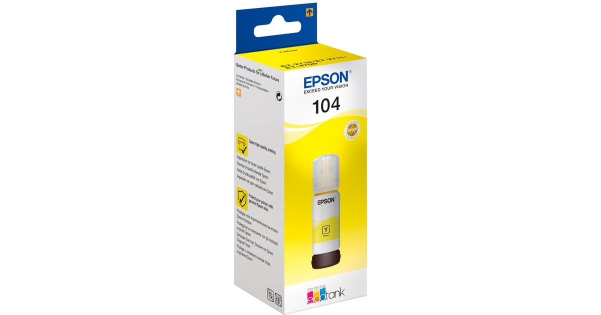 Epson Tinte gelb 104 EcoTank (C13T00P440)