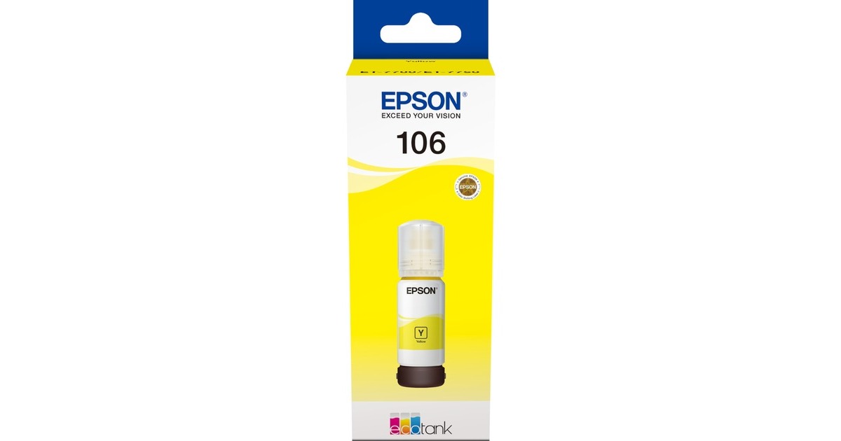 Epson Tinte gelb 106 Eco Tank (C13T00R440) Epson Tinte gelb 106 Eco Tank (C13T00R440)