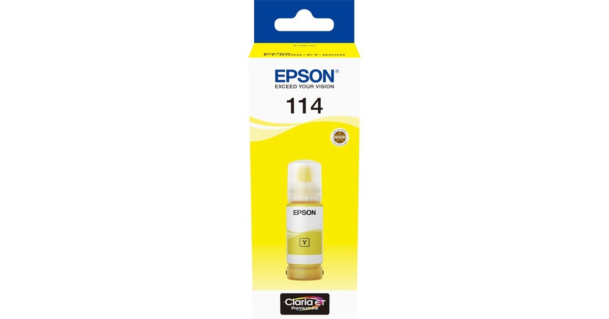 Epson Tinte gelb 114 EcoTank (C13T07B440)