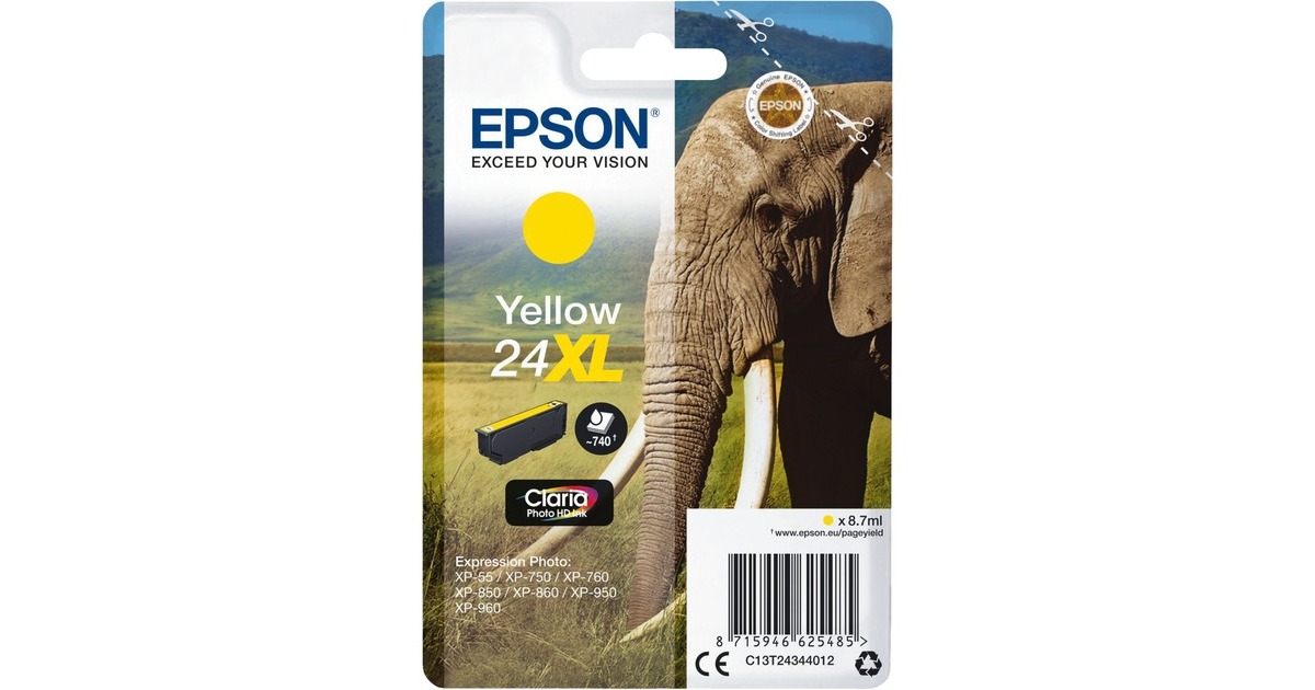 Epson Tinte gelb 24XL (C13T24344012)(Claria Photo HD)