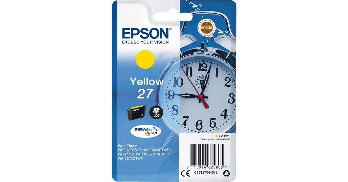 Epson Tinte gelb 27 (C13T27044012)(DURABrite Ultra)