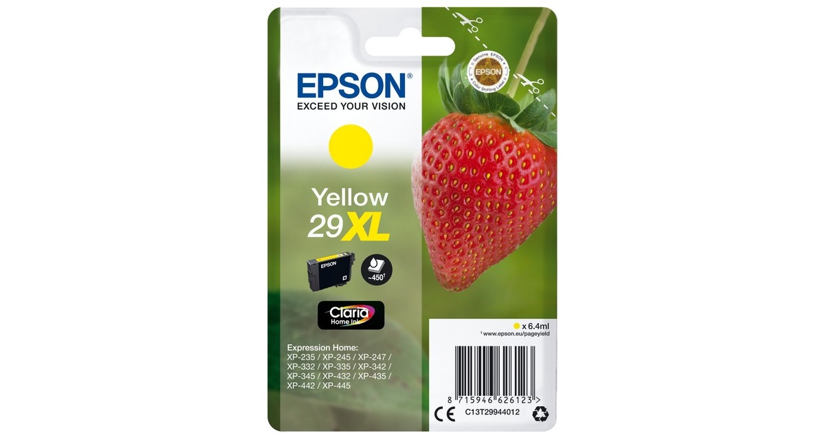 Epson Tinte gelb 29XL (C13T29944012)(Claria Home)