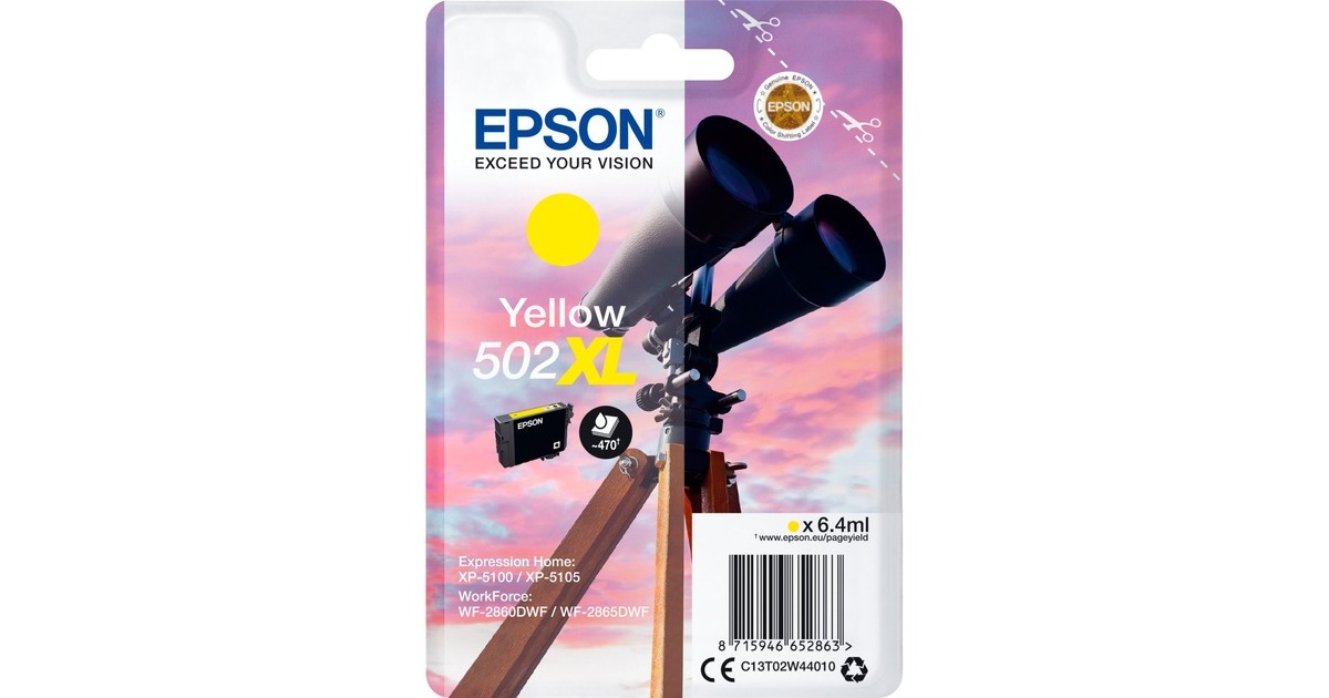 Epson Tinte gelb 502XL (C13T02W44010)