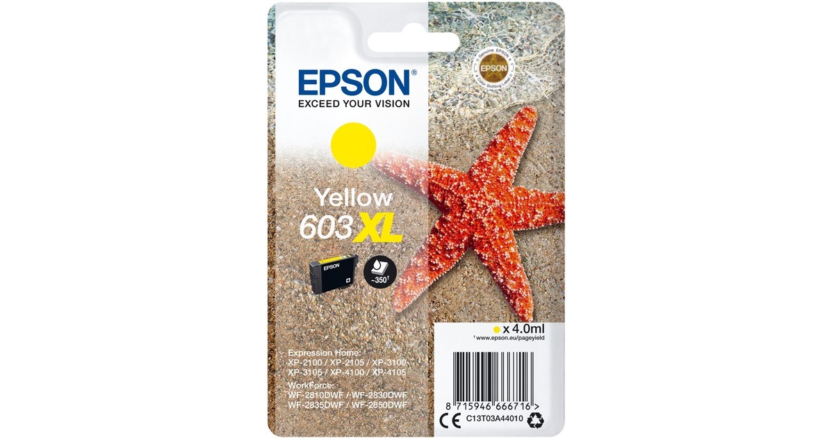 Epson Tinte gelb 603XL (C13T03A44010)