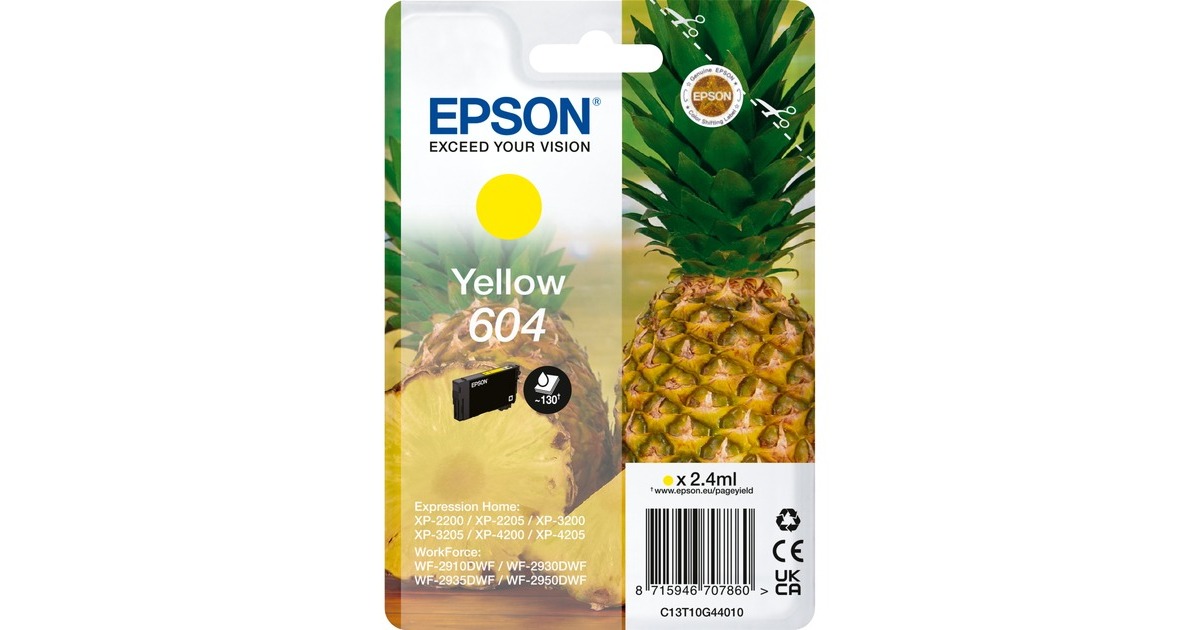 Epson Tinte gelb 604 (C13T10G44010)