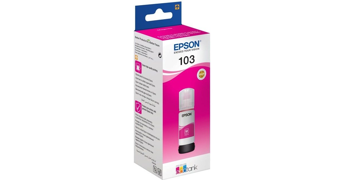 Epson Tinte magenta 103 EcoTank (C13T00S34A10)