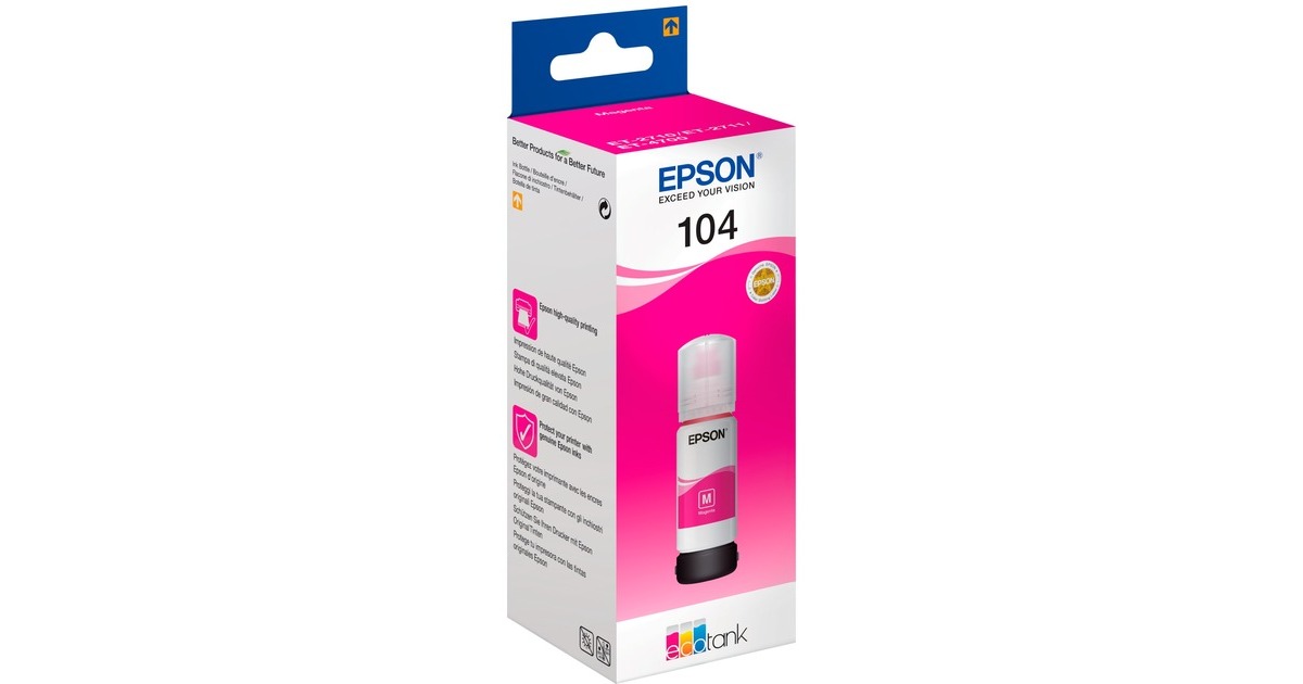 Epson Tinte magenta 104 EcoTank (C13T00P340)