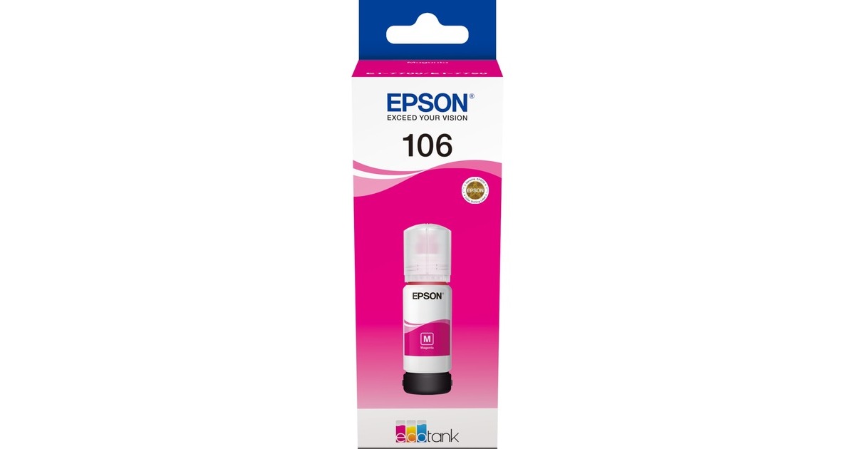 Epson Tinte magenta 106 Eco Tank (C13T00R340)