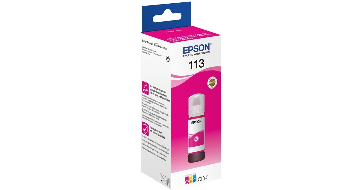 Epson Tinte magenta 113 EcoTank (C13T06B340)