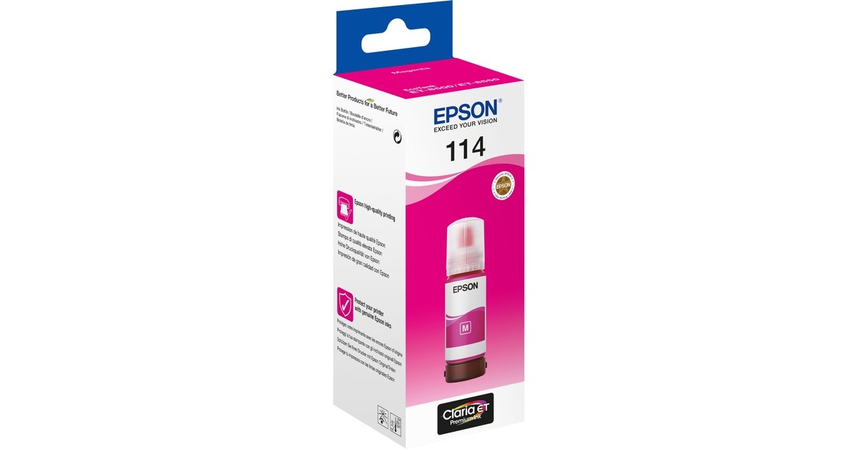 Epson Tinte magenta 114 EcoTank (C13T07B340)
