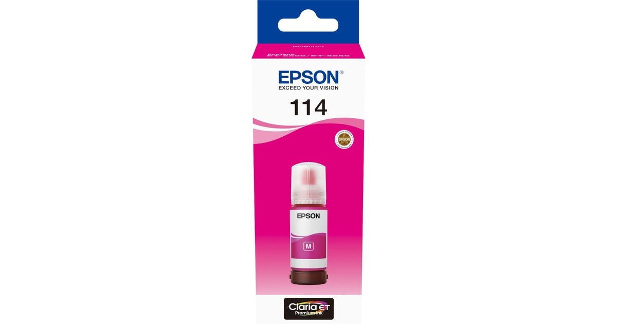 Epson Tinte magenta 114 EcoTank (C13T07B340)