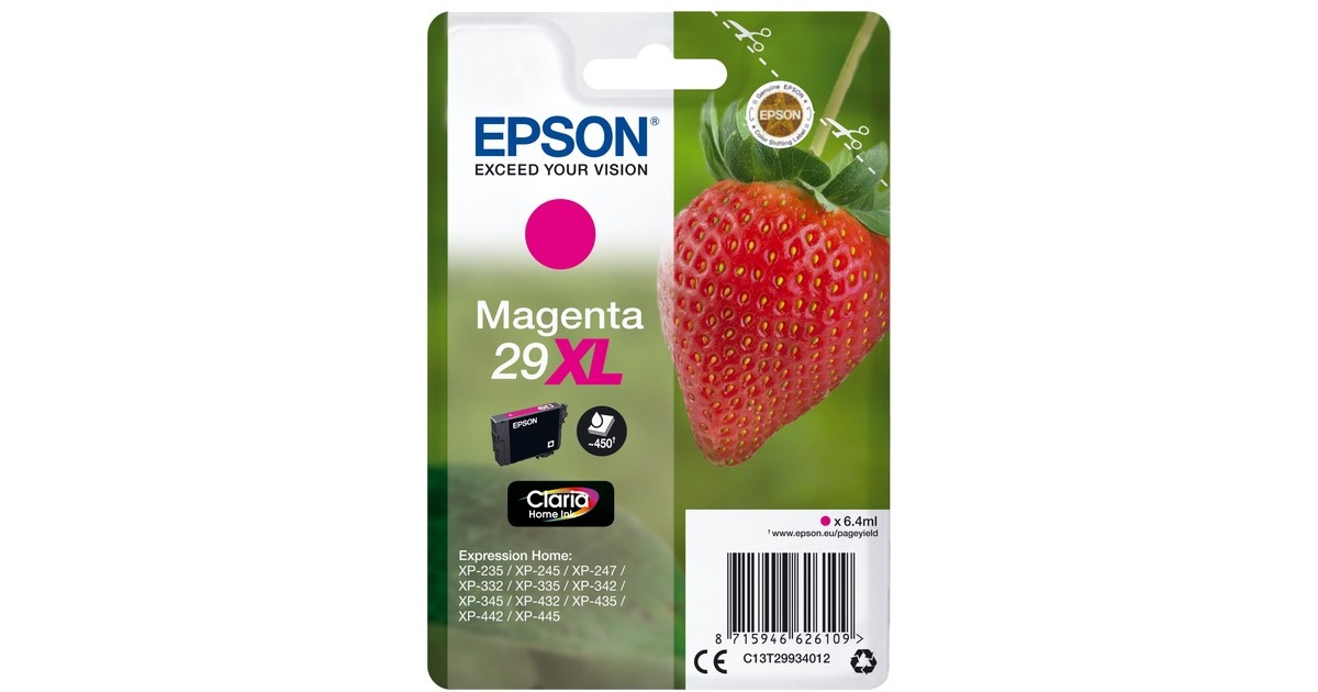 Epson Tinte magenta 29XL C13T29934012(Claria Home)